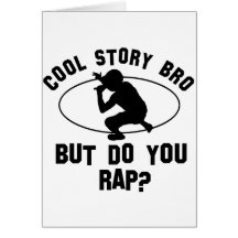 diseños frescos del rap tarjeton