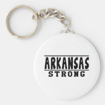 Diseños fuertes de Arkansas Llaveros Personalizados