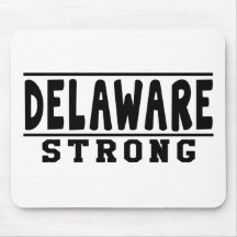 Diseños fuertes de Delaware Tapetes De Ratón