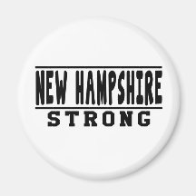 Diseños fuertes de New Hampshire Imanes