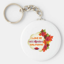 Diseños georgianos de la novia llaveros personalizados
