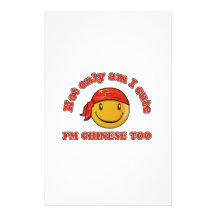 Diseños sonrientes de la bandera de China Papeleria