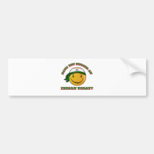 Diseños sonrientes de la bandera de la India Pegatina De Parachoque