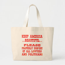 Disponga de todos los abogados y políticos bolsa de mano