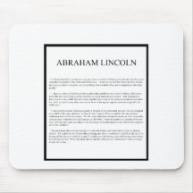 Disposición alterna honesta de Abe Alfombrillas De Raton