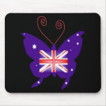 Diva británica de la mariposa tapete de ratones