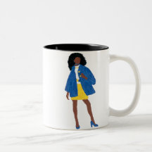 Diva de la hermandad de mujeres - taza de la sigma