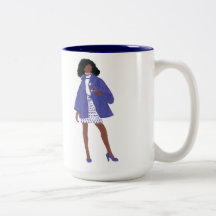 Diva de la hermandad de mujeres - taza de la zeta