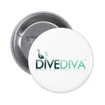 Diva de la zambullida abajo pin