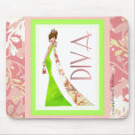 Diva de un Mousepad Tapetes De Raton