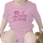 Diva del bebé camisetas