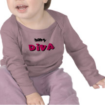 diva del bebé camisetas