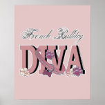 DIVA del dogo francés Posters