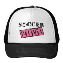Diva del fútbol gorro