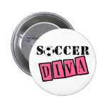 Diva del fútbol pins