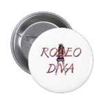 Diva del rodeo de la CAMISETA Pins