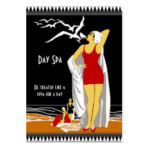 Diva del salón de belleza del balneario del día de