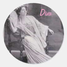 Diva Etiqueta Redonda
