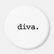 diva imán de frigorifico