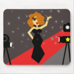 Diva Mousepad de la alfombra roja Alfombrilla De Raton