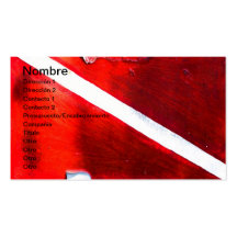 DIVE FLAG TARJETA DE VISITA