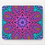Diversa flor abstracta artística de Mousepad A
