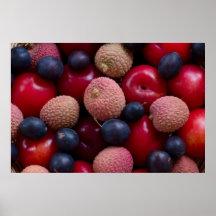 Diversa impresión de las frutas impresiones