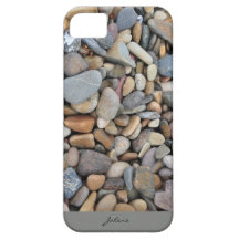 Diversas formas y rocas del río del color iPhone 5 cárcasas