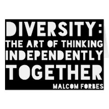 Diversidad Notecards Felicitacion