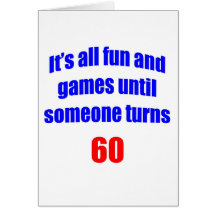 Diversión 60 y juegos felicitaciones