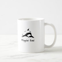 ¡Diversión de Flippin! Taza De Café