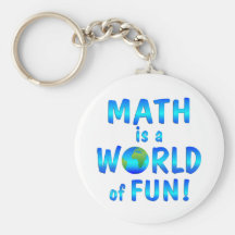Diversión de la matemáticas llaveros personalizados