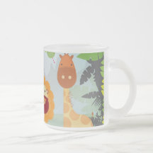 Diversión de la selva tazas de café