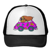 Diversión de los días del hippy gorros bordados