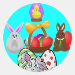 Diversión de Pascua Etiqueta