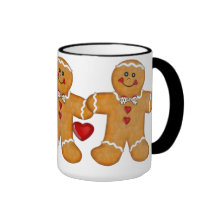 Diversión del pan de jengibre - hombre taza