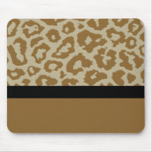 Diversión y estampado leopardo de moda Mousepad