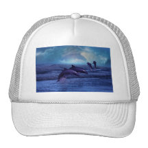 Diversión y juego del delfín gorros  