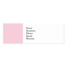 Diversión y modelo rosado y blanco moderno de Chev Plantilla De Tarjeta De Negocio