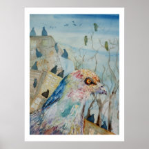 Diverso Featheres Poster
