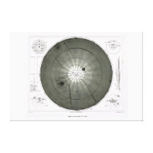 Diversos sistemas planetarios lienzo envuelto para galerias