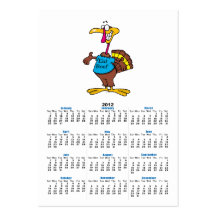 divertido coma el dibujo animado del pavo de la ca tarjetas de visita