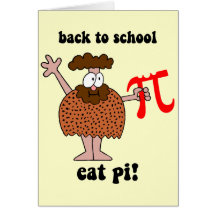 Divertido de nuevo a matemáticas de la escuela felicitaciones