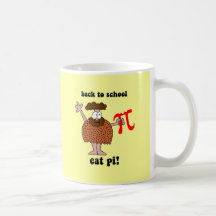 Divertido de nuevo a matemáticas de la escuela tazas