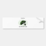 Divertido derecho o incorrecto de Philosoraptor Pegatina De Parachoque