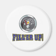 Divertido - metro Fill'er de la cerveza para arrib Iman De Nevera