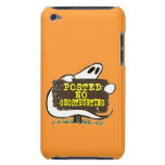 Divertido ninguna muestra de la caza del fantasma iPod touch Case-Mate cárcasas