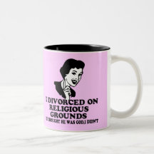 Divorcio divertido taza