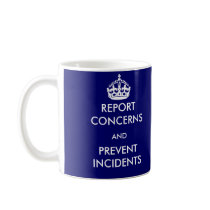 Divulgue las preocupaciones y prevenga la taza de  tazas