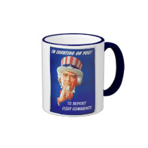 ¡"Divulgue los comentarios a pescado! " Taza De Café